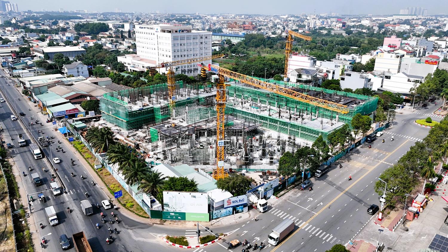 Tiến độ dự án Green Tower